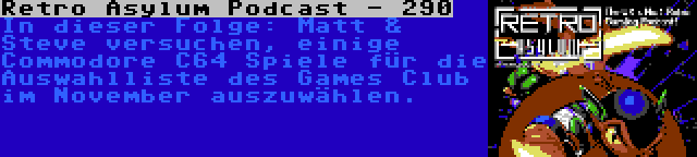 Retro Asylum Podcast - 294 | In dieser Folge: Chris und Mads sprechen über das Spiel Soccer Kid für den Amiga.